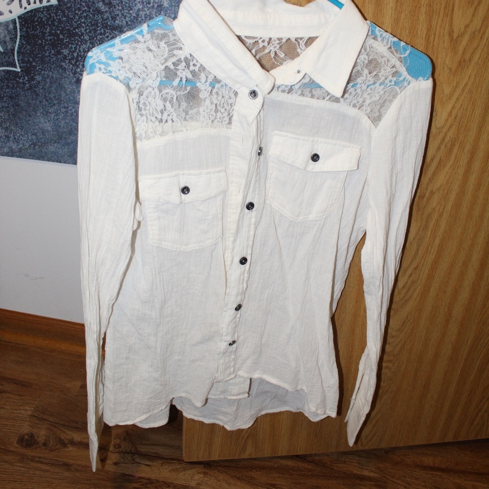 White button up